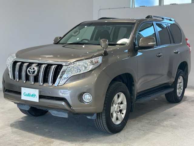 トヨタ ランドクルーザー プラド TX 宮城県 2017(平29)年 5.4万km ブロンズマイカメタリック 4WD（切り替え）/トラクションコントロール/クリアランスソナー/パノラマルーフ/フォグランプ/オートライト/MTモード付き/社外ナビ/バックカメラ/フルセグTV/Bluetooth、CD/純正ETC/純正アルミホイール/純正フロアマット