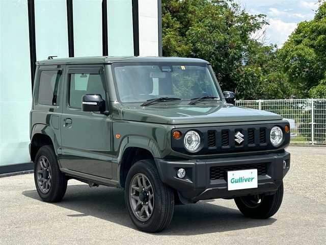スズキ ジムニー XC 大阪府 2022(令4)年 1.5万km ジャングルグリーン 純正ナビ/   CD/DVD/Bluetooth/USB/バックモニター/衝突軽減ブレーキ/横滑り防止装置/前席シートヒーター/クルーズコントロール/レーンキープアシスト/ステアリングスイッチ/ダウンヒルアシストコントロール/アイドリングストップ/オートマチックハイビーム/前後ドライブレコーダー/純正16インチアルミホイール/純正フロアマット/プッシュスタート/スマートキー/ＥＴＣ/ＬＥＤライト/禁煙車