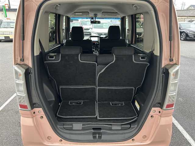 ホンダ Ｎ ＢＯＸ G ターボ Lパッケージ 栃木県 2016(平28)年 8.7万km プレミアムピンクパール 純正SDナビ/Bluetooth CD DVD/フルセグ TV/バックカメラ/ターボ/MTモード付AT/クルーズコントロール/ABS/横滑り防止装置/コーナーセンサー/レーンキープアシスト/盗難防止装置/オートライト/純正LEDヘッドライト/衝突軽減システム/パドルシフト/純正14インチアルミホイール/純正フロアマット/ETC/ドライブレコーダー/スペアキー/保証書/取扱説明書/記録簿