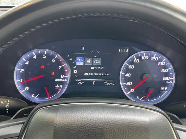 トヨタ クラウン S 静岡県 2020(令2)年 3.5万km ホワイトパールクリスタルシャイン トヨタセーフティセンス/レーダークルコン/純正ナビ/地デジ/Ｂカメラ/オートホールド/オートハイビーム/パドルシフト/ステアリングスイッチ/革巻きステアリング/純正１７インチＡＷ/スマートキー/スペアキー/保証書/取説