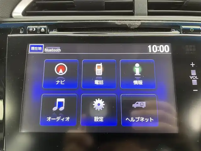 ホンダ シャトル ハイブリッド X 富山県 2015(平27)年 7.4万km ホワイトオーキッドパール 純正ナビ（CD DVD bluetooth）/フルセグTV/HDMI/バックカメラ/ビルトインETC/フロントドラレコ（DRY-AS350GS）/純正15インチAW/15インチスタッドレスセット積込み/パドルシフト/ハーフレザーシート/オートライト/LEDヘッドライト/スマートキー/プッシュスタート/クルーズコントロール/横滑防止装置/純正マット/保証書/スペアキー