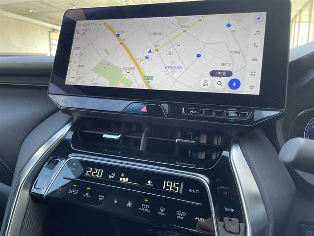 トヨタ ハリアー G 大阪府 2024(令6)年 1.3万km プラチナホワイトパールマイカ ワンオーナー/純正12.3インチナビ/BT/USB/フルセグTV/AppleCarPlay/AndroidAuto/バックカメラ/デジタルインナーミラー型ドラレコ/ハーフレザーシート/パワーシート/電動リアゲート/追従機能付きクルーズコントロール/レーンキープアシスト/前後コーナーセンサー/オートホールド/LEDヘッドライト/フロントフォグ/オートハイビーム/純正フロアマット/純正18インチAW/電格ミラー/スペアキー/ETC2.0