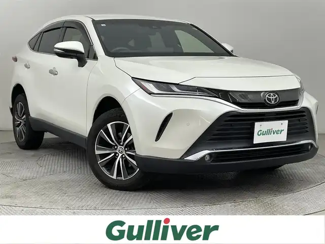 トヨタ ハリアー G 道央・札幌 2020(令2)年 3万km パール ・４WD/・純正メモリナビ/・BT/AUX/AｐｐleCarPlay/AndroidAuto/USB/・バックカメラ/・ビルトインETC/・デジタルインナーミラー/・ミラー一体型ドライブレコーダー/・衝突軽減ブレーキ/・横滑り防止装置/・アダプティブクルーズコントロール/・レーンキープアシスト/・ブラインドスポットモニター/・RCTA/・LEDヘッドライト/・フォグ/・オートマチックハイビーム/・純正18インチAW/・前後コーナーセンサー/・D席パワーシート/・純正フロアマット/・スペアキー/・取扱説明書