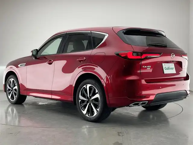 マツダ ＣＸ－６０ XD HV プレミアムモダン 愛知県 2022(令4)年 3.2万km ソウルレッドクリスタルM 純正１２．３インチナビ/BOSEプレミアムサウンドシステム/ワイヤレス充電/サンルーフ/白レザーシート/全方位カメラ/HDMI/AC100V充電/フルセグTV/全席シートヒーター/パワーシート/パワーバックドア/ステアリングヒーター/パドルシフト/ブラインドスポットモニター/コーナーセンサー/LEDオートライト/純正アルミホイール/カーテンエアバック/ETC/前後ドライブレコーダー/レーダークルーズコントロール/純正フロアマット/禁煙車