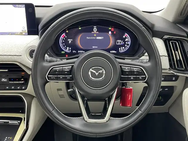 マツダ ＣＸ－６０ XD HV プレミアムモダン 愛知県 2022(令4)年 3.2万km ソウルレッドクリスタルM 純正１２．３インチナビ/BOSEプレミアムサウンドシステム/ワイヤレス充電/サンルーフ/白レザーシート/全方位カメラ/HDMI/AC100V充電/フルセグTV/全席シートヒーター/パワーシート/パワーバックドア/ステアリングヒーター/パドルシフト/ブラインドスポットモニター/コーナーセンサー/LEDオートライト/純正アルミホイール/カーテンエアバック/ETC/前後ドライブレコーダー/レーダークルーズコントロール/純正フロアマット/禁煙車