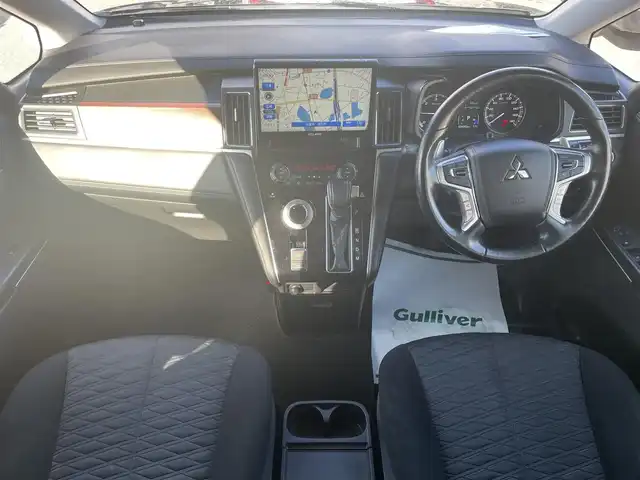 三菱 デリカＤ：５ P 兵庫県 2023(令5)年 2.5万km グラファイトグレーメタリック/ブラックマイカ １０．１インチナビ/追従有クルーズコントロール/アラウンドビューモニター/両側パワスラ/ステアリングヒーター/シートヒーター/AppleCarPlay/電動リアゲート/Bluetooth接続/フルセグTV/HDMI端子/LEDヘッドライト/パドルシフト/CD/DVD/スイッチスタート/スペアキー