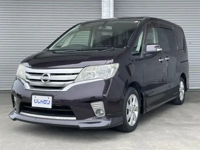 日産 セレナ ハイウェイスター 茨城県 2011(平23)年 8.5万km オーロラモーヴ (株)IDOMが運営する【じしゃロン水戸店】の自社ローン専用車両になりますこちらは現金またはオートローンご利用時の価格です。自社ローンご希望の方は別途その旨お申付け下さい/純正ナビ/フルセグTV/両側パワースライドドア/バックモニター/ETC/オートライト/純正16インチアルミホイール/オートエアコン