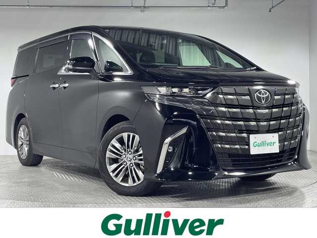 トヨタ アルファードハイブリット Z 神奈川県 2023(令5)年 3.1万km ブラック トヨタセーフティセンス/・プリクラッシュセーフティ/・レーダークルーズコントロール（全車速追従機能付き）/・レーントレーシングアシスト/・ロードサインアシスト/・アダプティブハイビームシステム/オートマチックハイビーム/純正メーカーオプションディスプレイオーディオ/・ナビTVキット付き/BT/MiraCast/タイプC/パノラミックビューモニター/純正フリップダウンモニター/電子インナーミラー/Qi充電/MTモード/AC100V/両側電動スライドドア/パワーバックドア/革巻きステアリング/ステアリングスイッチ/Autoライト/ビルトインETC2.0/電動サイドブレーキ/オートホールド/SOSコール/nanoeX/レザーシート/シートヒーター(D/N/2列目)/ベンチレーション(D/N/2列目)/パワーシート(D/N/2列目)/メモリシート(D)/スマートキー/プッシュスタートボタン/BSM/電動格納ミラー/ウィンカーミラー/シーケンシャルウィンカー/LEDヘッドライト/フォグランプ/純正アルミホイール/純正ドアバイザー/社外フロアマット