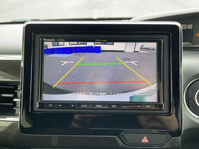 ホンダ Ｎ ＢＯＸ カスタム G L ホンダセンシング 山口県 2019(令1)年 6.9万km クリスタルブラックパール 社外SDナビ　【CN-RE05D】/フルセグTV/Bluetooth接続/DVD再生機能有/ETC/ドライブレコーダー/クルーズコントロール追従走行有/アイドリングストップ/ABS/ダブルエアバッグ/カーテンエアバッグ/純正フロアマット/LEDヘッドライト/ホンダセンシング/・レーンアシスト/横滑り防止装置/USB接続端子