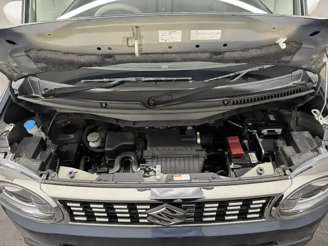 スズキ ワゴンＲ スマイル HYBRID X 三重県 2022(令4)年 1万km インディゴブルーメタリック/ホワイト2トーン マイルドハイブリッド/FF/インパネCVT/純正 8インチナビ CN-RZ843/（FM/AM/SD/iPod/TV/USB/Bluetooth/MEMORY MUSIC/CD/DVD/VTR）/バックカメラ/両側パワースライドドア/安全/・デュアルカメラブレーキサポート/・車線逸脱警報機能/・ふらつき警報/・リヤパーキングセンサー/・誤発進抑制機能/・後方誤発進抑制機能/・後退時ブレーキアシスト/装備/・シートヒーター（D）/・オートエアコン/・オートライト/・ハイビームアシスト/・プッシュスタート/・充電用USBジャック（type-A x2）/・ベンチシート/・2トーンボディカラー『インディゴブルーメタリック／ホワイト2トーン［EDS］』/・純正ホイールキャップ（14インチスチールホイール）/・保/取/・スマートキーx2/など