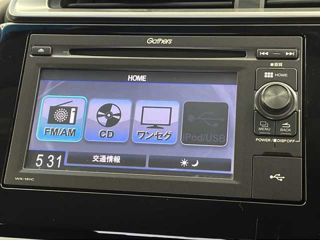 ホンダ フィット ハイブリット Fパッケージ 栃木県 2016(平28)年 5.1万km ミッドナイトブルービームM 純正ディスプレイオーディオ/（CD/AM/FM/ワンセグ）/ETC/前後ドライブレコーダー/バックカメラ/横滑り防止/電動格納ミラー/純正フロアマット/純正アルミホイール/ステアリングスイッチ/プッシュスタート/スマートキー