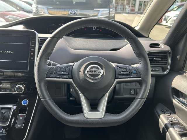 日産 セレナ e－パワー ハイウェイスター V 福岡県 2021(令3)年 1.6万km アズライトブルー プロパイロット純正10型ナビゲーション（CD/DVD/フルセグ/BT)エマージェンシーブレーキレーンキープアシスト両側パワースライドドアアラウンドビューモニターBSMインテリジェントルームミラードライブレコーダーLEDヘッドライトオートライト純正AWETC
