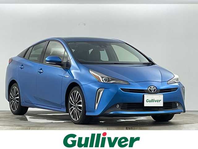 トヨタ プリウス Sツーリングセレクション 愛知県 2019(令1)年 8.9万km ブルーM 禁煙車/純正7インチナビ/（CD/DVD/AM/FM/フルセグTV/Bluetooth）/バックカメラ/トヨタセーフティセンス/・プリクラッシュセーフティ/・レーダークルーズコントロール/・レーンディパーチャーアラート/・オートマチックハイビーム/・誤発進抑制機能/・ふらつき警報/ETC/ドライブレコーダー/シートヒーター/LEDヘッドライト/スマートキー/プッシュスタート/フロアマット/17インチアルミホイール