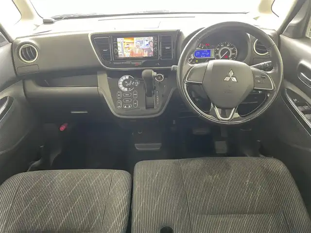 三菱 ｅＫスペース カスタムT セーフティパッケージ 沖縄県 2018(平30)年 6.5万km チタニウムグレーメタリック (株)IDOMが運営する【じしゃロンコザ店】の自社ローン対象車両になります。こちらは現金ご利用時の価格です。自社ローンご希望の方は別途その旨お申付け下さい。/純正ナビ　/フルセグＴＶ　/Ｂｌｕｅｔｏｏｔｈ接続　/全方位カメラ　/ＣＤ／ＤＶＤ再生　/両側パワースライドドア　/衝突被害軽減ブレーキ　/クルーズコントロール　/アイドリングストップ　/プッシュスタート/スペアキー