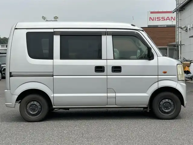 スズキ エブリイ PC 広島県 2010(平22)年 9.3万km シルキーシルバーメタリック 両側スライドドア/純正フロアマット/Wエアバッグ/キセノンライト/ハイルーフ/パワーウィンドウ/パワーステアリング/スペアキー/USB/ミュージックプレイヤー接続（ipod）/取扱説明書
