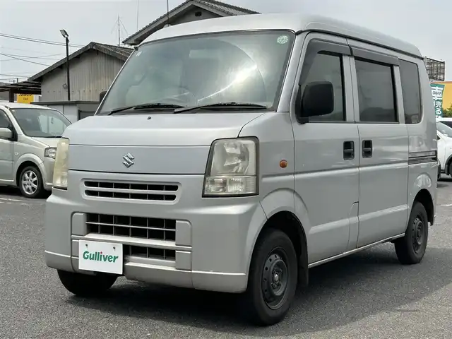 スズキ エブリイ PC 広島県 2010(平22)年 9.3万km シルキーシルバーメタリック 両側スライドドア/純正フロアマット/Wエアバッグ/キセノンライト/ハイルーフ/パワーウィンドウ/パワーステアリング/スペアキー/USB/ミュージックプレイヤー接続（ipod）/取扱説明書
