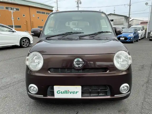 ダイハツ ミラ ココア プラスX 静岡県 2012(平24)年 7.1万km プラムブラウンクリスタルマイカ 社外メモリナビ・フルセグTV/DVD/CD/USB/SD/Bluetooth/バックカメラ/スマートキー/ルーフレール/ETC/新車時保証書/取扱説明書