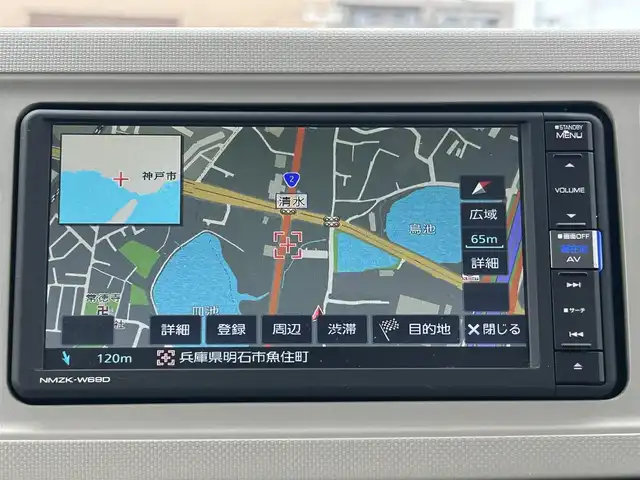 ダイハツ ミラ トコット G SA Ⅲ 兵庫県 2019(令1)年 4.8万km セラミックグリーンM 純正7インチナビ/BTオーディオ/CD/DVD再生機能/フルセグテレビ/パノラマモニター/バックモニター/前席シートヒーター/LEDヘッドライト/スマートアシスト/ヘッドライトレベライザー/アイドリングストップ