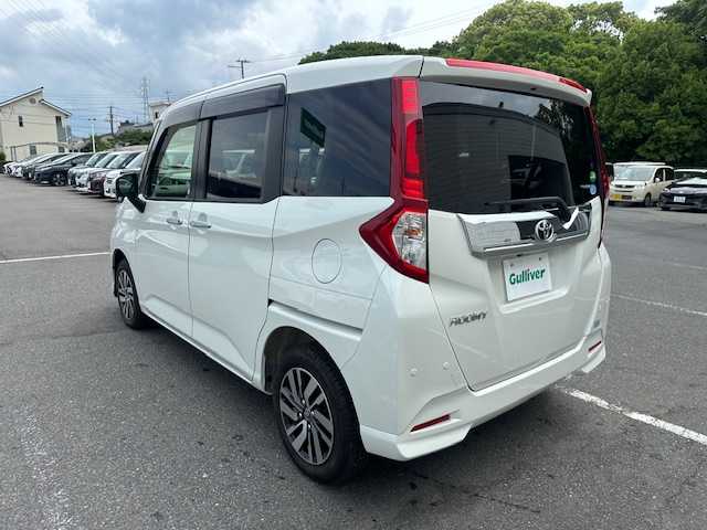 トヨタ ルーミー カスタムG 大阪府 2020(令2)年 1.4万km パールホワイトⅢ ナビ　/地デジ　/Ｂｌｕｅｔｏｏｔｈ　/バックカメラ　/両側パワースライドドア　/クルーズコントロール　/ＬＥＤヘッドライト　/オートハイビーム　/衝突軽減ブレーキ　/前後ドライブレコーダー　/ビルトインＥＴＣ　/マット