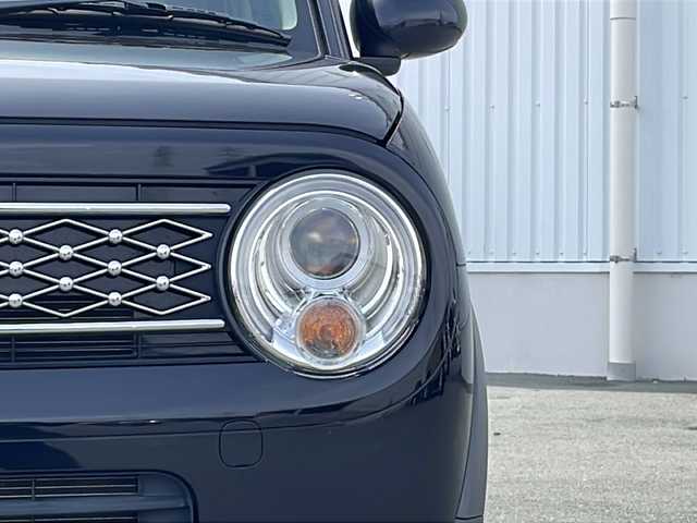 スズキ ラパン モード 三重県 2019(平31)年 4.2万km ブルーイッシュブラックパール3 レーダーブレーキサポート/純正ナビ(AM/FM/CD/DVD/TV/BT)/フルセグTV/シートヒーター(D+N席)/電動格納ミラー/LEDヘッドライト/ETC/衝突軽減ブレーキ/アイドリングストップ/プッシュスタート/ウッド調インパネ
