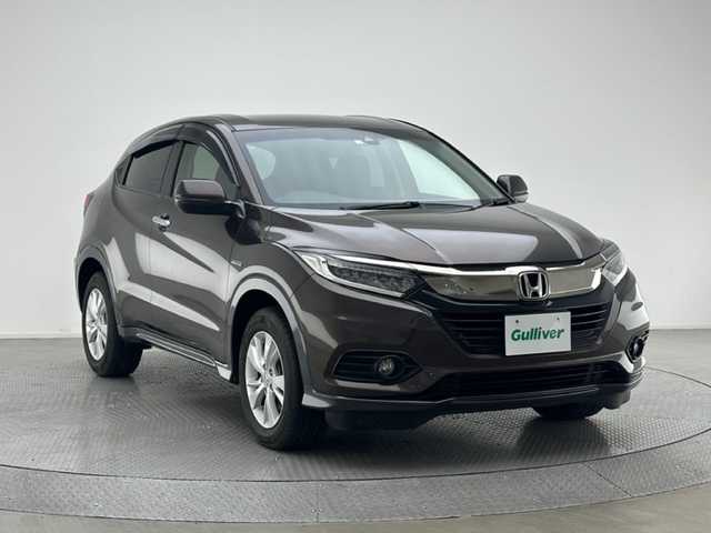 ホンダ ヴェゼル ハイブリッド X ホンダセンシング 兵庫県 2020(令2)年 2.9万km オーロラアメジストメタリック 純正8インチナビ/（BT、CD、DVD、USB）/バックカメラ/ビルトインETC/パドルシフト/ステアリングスイッチ/純正アルミホイール/LEDヘッドライト/オートライト/ホンダセンシング/追従式クルーズコントロール/レーンキープアシスト/スマートキー×2本/ドアバイザー/プッシュスタート/純正フロアマット