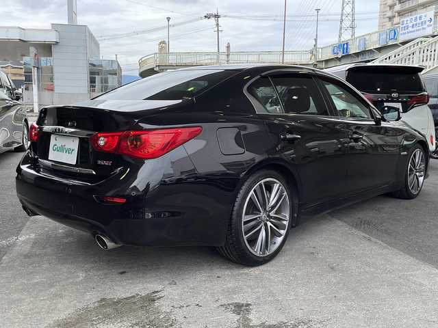 日産 スカイライン ハイブリッド 350GT Type SP 茨城県 2015(平27)年 8.7万km ガーネットブラック 純正ナビ　/全方位カメラ　/サンルーフ　/ＬＥＤライト　/クリアランスソナー　/レーダークルーズコントロール　/レーンキープアシスト　/パドルシフト　/ドラレコ　/パワーシート　/オートライト　/Ｂｌｕｅｔｏｏｔｈ接続/iPod/AUX接続可能/フォグランプ/ウィンカーミラー/純正AW19インチ/スマートキー/プッシュスタート/ETCビルトイン/ワンセグTV