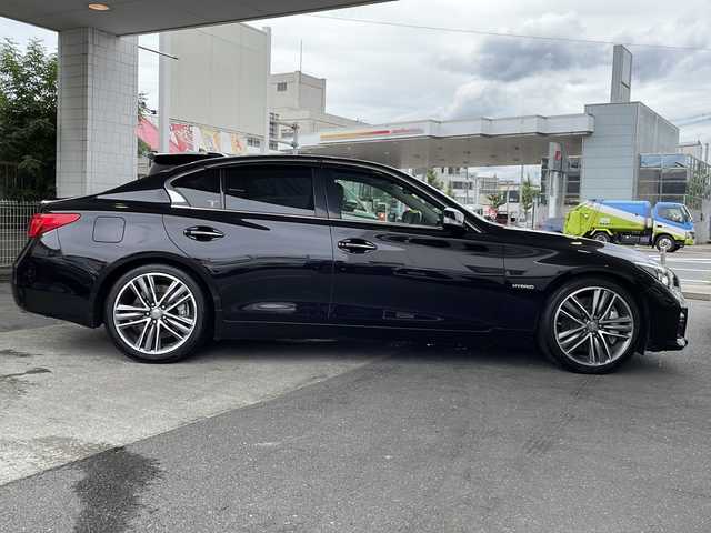 日産 スカイライン ハイブリッド 350GT Type SP 茨城県 2015(平27)年 8.7万km ガーネットブラック 純正ナビ　/全方位カメラ　/サンルーフ　/ＬＥＤライト　/クリアランスソナー　/レーダークルーズコントロール　/レーンキープアシスト　/パドルシフト　/ドラレコ　/パワーシート　/オートライト　/Ｂｌｕｅｔｏｏｔｈ接続/iPod/AUX接続可能/フォグランプ/ウィンカーミラー/純正AW19インチ/スマートキー/プッシュスタート/ETCビルトイン/ワンセグTV
