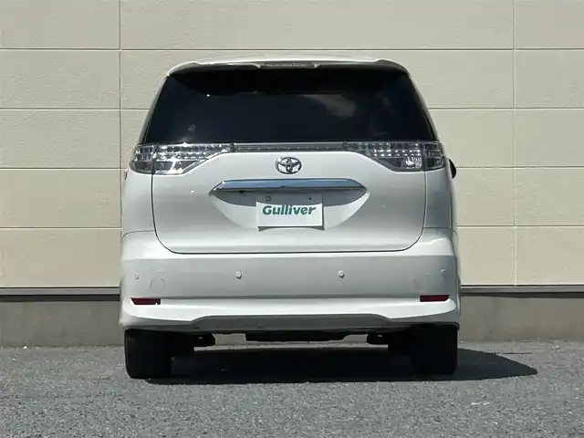 トヨタ エスティマ アエラス レザーパッケージ 茨城県 2015(平27)年 6.9万km ホワイトパールクリスタルシャイン プッシュスタート/MT付きAT/スマートキー/Wエアコン/クルーズコントロール/SDナビ（DVD再生機能あり）/フルセグTV/ビルトインETC/carrozzeriaフリップダウンモニター/格納式サードシート/D席パワーシート/純正フロアマット/両側パワースライドドア/純正アルミホイル/前後クリアランスソナー/オートライト/Wエアバック