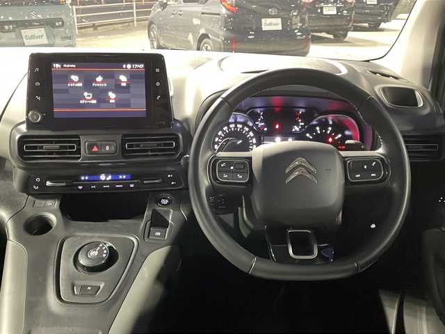 シトロエン ベルランゴ シャイン 山口県 2021(令3)年 4.2万km サーブル 衝突軽減B /BSM /レーンアシスト　/インテリジェントハイビーム　/パーキングセンサー　/ディスプレイオーディオ　/全方位カメラ　/ステアリングスイッチ  /パドルシフト  /純正ブラック16インチAW/スマートキー  /スペアキー  /保証書　