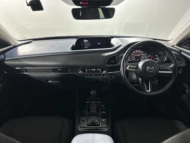 マツダ ＣＸ－３０ 20S プロアクティブツーリングセレ 神奈川県 2020(令2)年 3.7万km ポリメタルグレーM マツダコネクトナビ/CD DVD　フルセグ/AM FM USB　メモリーオーディオ HDMI/360度ビューカメラ/パワーバックドア/レーダークルーズコントロール/ドライバーモニタリング/前側方/後側方接近車両検知/車線逸脱警報所ステム/レーンキープアシスト/ブラインドスポットモニタリング/スマートブレーキサポート/スマートシティブレーキサポート/前後ソナー/アイドリングストップ/社外前方ドライブレコーダー/純正ビルトインETC/運転席パワーシート/運転席ポジションメモリー/前席シートヒーター/革巻きステアリング/ステアリングヒーター/パドルシフト/電動パーキングブレーキ/オートブレーキホールド/プッシュスタート/スマートキー/アダブティブLEDヘッドランプ/オートライト/デイタイムランニングライト/オートハイビーム/純正18インチアルミホイール/純正リアスポイラー/スペアキー