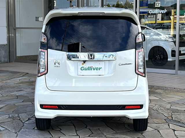 ホンダ Ｎ ＷＧＮ カスタム G ターボパッケージ 静岡県 2013(平25)年 7万km プレミアムホワイトパール 社外ナビ（AM FM DTV SD VTR ハンズフリー HDMI）/クルーズコントロール/社外アルミホイール/ハーフレザーシート/ETC/USB入力端子/パドルシフト/レーダー探知機/ステアリングリモコン/プッシュスタート/スマートキー/W＋サイドエアバッグ/カーテンエアバッグ/ABS /横滑り防止装置/盗難防止装置/オートライト/キノセンヘッドライト