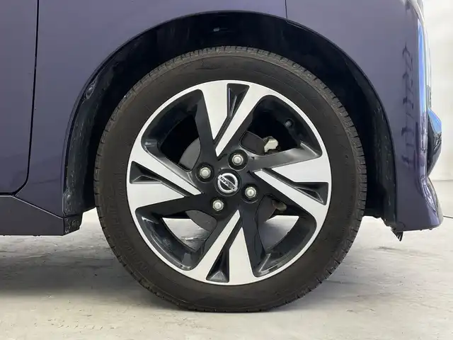 日産 ルークス HWS Gターボ プロパイロットED 岐阜県 2020(令2)年 6.2万km パープルＭ 純正9インチディスプレイオーディオ/AppleCarPlay /AndroidAuto /Bluetooth /HDMI/FM AM/USB/ナビ・ドラレコ連動機能/iPod/アラウンドビューモニター/両側パワースライドドア/革巻きステアリング/ステアリングリモコン/ビルトインETC/プロパイロット/エマージェンシーブレーキ/車線逸脱警報/車線逸脱防止支援/ハンドル支援/速度標識認識機能/道路標識認識機能/先行車発進お知らせ機能/ふらつき警報/フロントソナー/リアソナー/タイヤアングルガイド