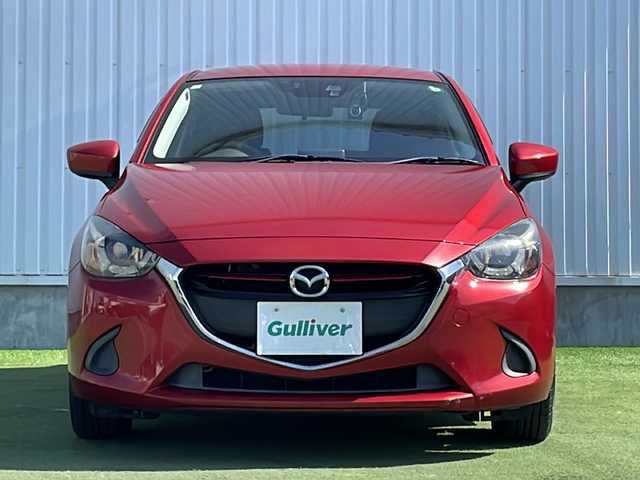 マツダ デミオ XD 香川県 2014(平26)年 5.3万km ソウルレッドプレミアムメタリック 純正7インチマツダコネクトナビ/→Bluetooth/USB/AUX/バックカメラ/LEDオートハイビーム/SCBS（衝突軽減ブレーキ）/DSC（横滑り防止装置）/クルーズコントロール/MTモード付AT/純正15インチアルミ/純正フロアマット/前方ドライブレコーダー/盗難防止装置/アイドリングストップ/プッシュスタート/キーレス