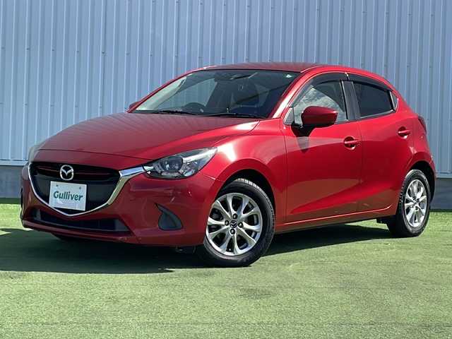 マツダ デミオ XD 香川県 2014(平26)年 5.3万km ソウルレッドプレミアムメタリック 純正7インチマツダコネクトナビ/→Bluetooth/USB/AUX/バックカメラ/LEDオートハイビーム/SCBS（衝突軽減ブレーキ）/DSC（横滑り防止装置）/クルーズコントロール/MTモード付AT/純正15インチアルミ/純正フロアマット/前方ドライブレコーダー/盗難防止装置/アイドリングストップ/プッシュスタート/キーレス