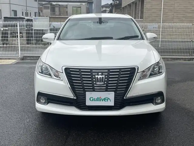 トヨタ クラウン ロイヤル ロイヤルサルーン i－Four 福島県 2013(平25)年 13.7万km ホワイトパールクリスタルシャイン ワンオーナー/純正HDDナビ/CD/DVD/BT/USB/フルセグTV/純正16インチAW(社外AW＋冬タイヤ積込)/クルーズコントロール/クリアランスソナー/ステアリングリモコン/バックカメラ/パワーシート/オートライト/キセノンライト/フォグライト/ビルトインETC/プッシュスタート/ドアバイザー/フロアマット