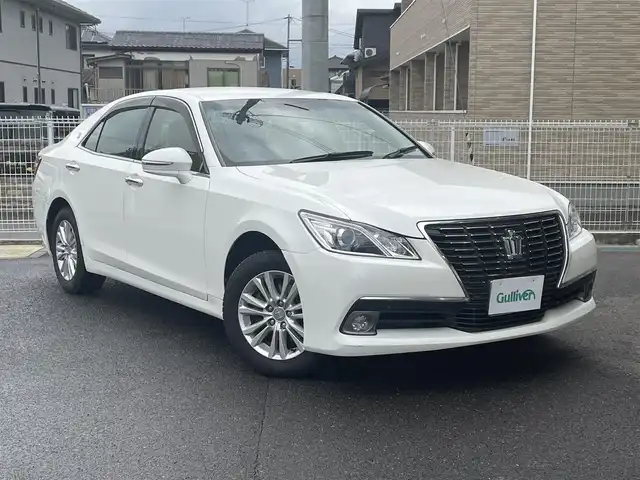 トヨタ クラウン ロイヤル ロイヤルサルーン i－Four 福島県 2013(平25)年 13.7万km ホワイトパールクリスタルシャイン ワンオーナー/純正HDDナビ/CD/DVD/BT/USB/フルセグTV/純正16インチAW(社外AW＋冬タイヤ積込)/クルーズコントロール/クリアランスソナー/ステアリングリモコン/バックカメラ/パワーシート/オートライト/キセノンライト/フォグライト/ビルトインETC/プッシュスタート/ドアバイザー/フロアマット