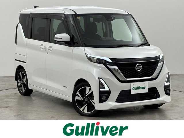 日産 ルークス HWS Gターボ プロパイロットED 大阪府 2020(令2)年 4.5万km ホワイトパール 純正９型ナビ／フルセグＴＶ　/全方位カメラ　/前方ドラレコ　/プロパイロット　/コーナーセンサー　/エマージェンシーブレーキ　/レーンキープ　/先行車発進お知らせ　/両側電動スライドドア　/純正１５インチＡＷ　/ＬＥＤヘッドライト