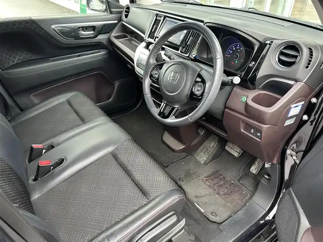 ホンダ Ｎ ＷＧＮ カスタム G Aパッケージ 道央・札幌 2015(平27)年 4.7万km プレミアムゴールドパープルパール ・４WD/・衝突軽減ブレーキ/・純正ナビ/　CD＆DVD＆BT＆USB＆TV/・バックカメラ/・ハーフレザーシート/・オートエアコン/・オートライト/・電動格納ミラー/・クルーズコントロール/・プッシュスタート/・スマートキー/・社外エンジンスターター/・前後ドライブレコーダー/・純正AW＆夏タイヤ積込/・ミラーヒーター/・純正フロアマット/・ドアバイザー/・ウィンカーミラー/・フォグライト/・LEDヘッドライト