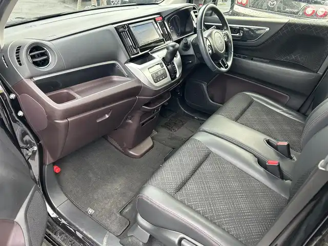 ホンダ Ｎ ＷＧＮ カスタム G Aパッケージ 道央・札幌 2015(平27)年 4.7万km プレミアムゴールドパープルパール ・４WD/・衝突軽減ブレーキ/・純正ナビ/　CD＆DVD＆BT＆USB＆TV/・バックカメラ/・ハーフレザーシート/・オートエアコン/・オートライト/・電動格納ミラー/・クルーズコントロール/・プッシュスタート/・スマートキー/・社外エンジンスターター/・前後ドライブレコーダー/・純正AW＆夏タイヤ積込/・ミラーヒーター/・純正フロアマット/・ドアバイザー/・ウィンカーミラー/・フォグライト/・LEDヘッドライト