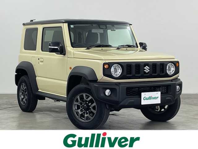 スズキ ジムニー シエラ JC 群馬県 2025(令7)年 0.6万km シフォンアイボリーメタリックブラック2トーンルーフ アルパイン９型ディスプレイオーディオ　バックカメラ　ＥＴＣ　前後ドラレコ　クルーズコントロール　衝突被害軽減ブレーキ　レーンアシスト　ＬＥＤヘッドライト　オートライト　ヒルディセントコントロール　禁煙