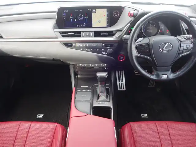 レクサス ＥＳ 300h Fスポーツ 山形県 2019(平31)年 5.9万km ホワイトノーヴァガラスフレーク 4WD/衝突被害軽減システム/サンルーフ/純正メモリナビ/　　【CD DVD BT フルセグ USB AUX】/レーダークルーズコントロール/LEDオートライト/レザーシート/シートヒーター/エアシート/パワーシート/純正18インチアルミホイール/コーナーセンサー/ステアリングヒーター/ステアリングスイッチ/パドルシフト/電動格納ウィンカーミラー/スマートキー/カードキー/ETC2.0