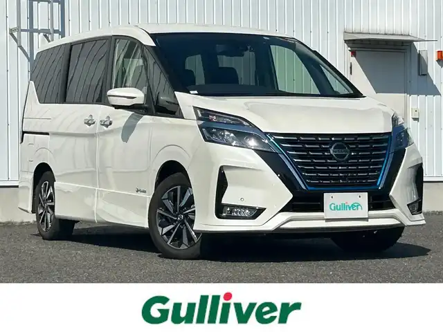 日産 セレナ e－パワー ハイウェイスター V 熊本県 2021(令3)年 2.2万km ブリリアントホワイトパール プロパイロット/純正SDナビ/　　CD/DVD/BT/フルセグTV/アラウンドビューモニター/両側パワースライドドア/インテリジェントクルーズコントロール/LEDオートライト/純正16インチAW/デジタルインナーミラー/ブラインドスポットモニター/ステアリングスイッチ/プッシュスタート/ETC/禁煙車
