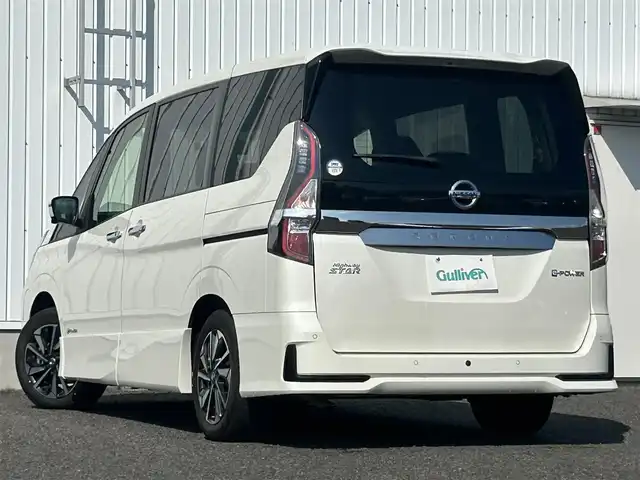 日産 セレナ e－パワー ハイウェイスター V 熊本県 2021(令3)年 2.2万km ブリリアントホワイトパール プロパイロット/純正SDナビ/　　CD/DVD/BT/フルセグTV/アラウンドビューモニター/両側パワースライドドア/インテリジェントクルーズコントロール/LEDオートライト/純正16インチAW/デジタルインナーミラー/ブラインドスポットモニター/ステアリングスイッチ/プッシュスタート/ETC/禁煙車