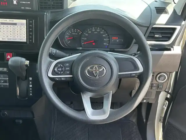 トヨタ ルーミー G 岡山県 2021(令3)年 3.5万km パールホワイトⅢ 純正メモリナビ　NSZT-W68T/フルセグTV、CD、DVD、Bluetooth、AM、FM/バックカメラ/ビルトインETC/両側パワースライドドア/前方ドライブレコーダー　DRT-C68A/前後コーナーセンサー/スマートキー/プッシュスタート