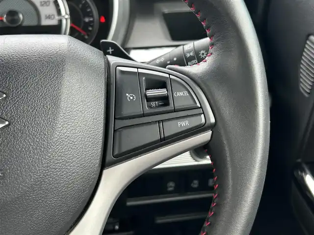 スズキ スペーシア カスタム HYBRID XS ターボ 島根県 2018(平30)年 1.9万km ブレイブカーキP ８インチ純正ＳＤナビ/フルセグTV/DVD再生/Ｂｌｕｅｔｏｏｔｈオーディオ/全方位/バック/サイドカメラ/前方ドライブレコーダー/後方コーナーセンサー/ＥＴＣ/両側パワースライドドア/クルーズコントロール/衝突被害軽減ブレーキ/横滑り防止装置/レーンキープアシスト/リアサーキュレーター/ハーフレザーシート/D席シートヒーター/アイドリングストップ/純正LEDヘッドライト/純正フロアマット/純正15インチアルミホイール