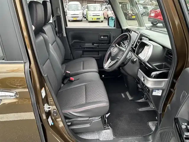 スズキ スペーシア カスタム HYBRID XS ターボ 島根県 2018(平30)年 1.9万km ブレイブカーキP ８インチ純正ＳＤナビ/フルセグTV/DVD再生/Ｂｌｕｅｔｏｏｔｈオーディオ/全方位/バック/サイドカメラ/前方ドライブレコーダー/後方コーナーセンサー/ＥＴＣ/両側パワースライドドア/クルーズコントロール/衝突被害軽減ブレーキ/横滑り防止装置/レーンキープアシスト/リアサーキュレーター/ハーフレザーシート/D席シートヒーター/アイドリングストップ/純正LEDヘッドライト/純正フロアマット/純正15インチアルミホイール