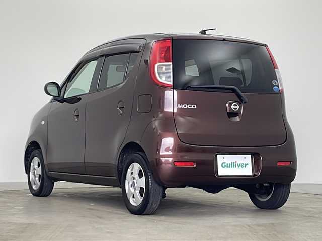 日産 モコ E FOUR ショコラティエ 秋田県 2009(平21)年 12.1万km マルーンブラウンパール 4WD/純正オーディオ/電動格納ミラー/純正フロアマット/社外アルミホイール/ハロゲンライト/ドアバイザー/スマートキー