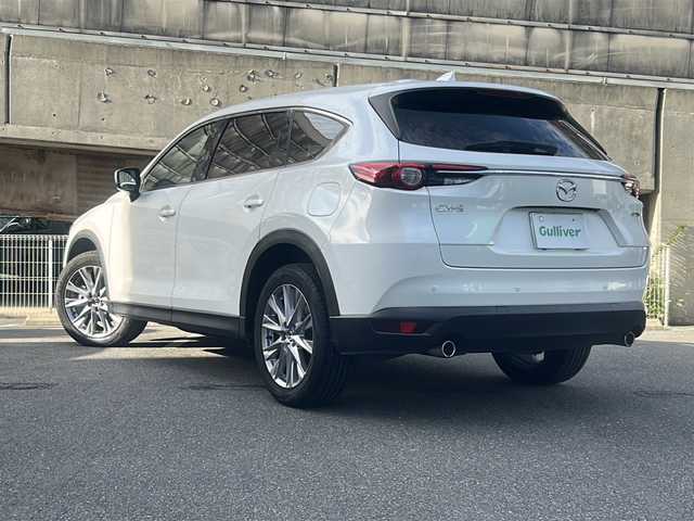 マツダ ＣＸ－８ XD プロアクティブ 愛知県 2019(令1)年 5.9万km スノーフレイクホワイトパールマイカ 純正SDナビ/フルセグTV・FM・AM・Bluetooth・CD・DVD/360°カメラ/バックカメラ/パワーバックドア/前席パワーシート/運転席メモリー機能付きパワーシート/前席シートヒーター/２列目シートヒーター/衝突軽減ブレーキ/車線逸脱警報/レーダークルーズコントロール/クリアランスソナー/LEDヘッドライト/オートライト/KENWOOD製前方ドライブレコーダー（DRV-410）/アイドリングストップ/ステアリングスイッチ/ヘッドアップディスプレイ/ETC/プッシュスタート/スマートキー/本革巻きステアリング/電動格納ミラー/ISOFIX/保証書/取扱説明書/スペアスマートキー