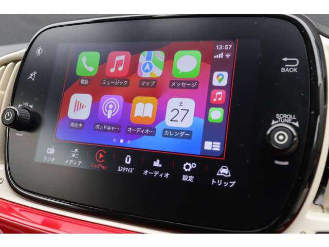 フィアット フィアット ５００Ｃ ツインエア ドルチェヴィータ 大分県 2023(令5)年 1.9万km 赤 クルーズコントロール/純正ディスプレイおーディオ/ＡｐｐｌｅＣａｒＰｌａｙ/Ｂｌｕｅｔｏｏｔｈ/ハーフレザー/パドルシフト/ハロゲンヘッドライト/純正１５インチＡＷ/純正フロアマット/ドライブレコーダー（前方のみ）/ＥＴＣ/リモコンキー