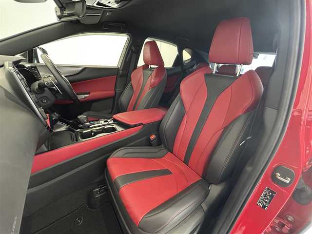 レクサス ＮＸ 350h Fスポーツ 熊本県 2023(令5)年 1.6万km マダーレッド フルレザーシート/シートヒーター/シートクーラー/パワーシート/シートメモリー/ヘッドアップディスプレイ/ドライブレコーダー/純正ナビ/CarPlay/USB/Bluetooth/フルセグテレビ/360°カメラ/コーナーセンサー/プリクラッシュセーフティー/ロードサインアシスト/クロストラフィックアラート/レーンチェンジアシスト/ブラインドスポットモニター/プロアクティブドライビングアシスト/アダプティブクルーズコントロール/パワートランク/オートホールド/オートマチックハイビーム/パドルシフト/ETC2.0/スペアキー・カードキー/【Fスポーツ・マダーレッド】